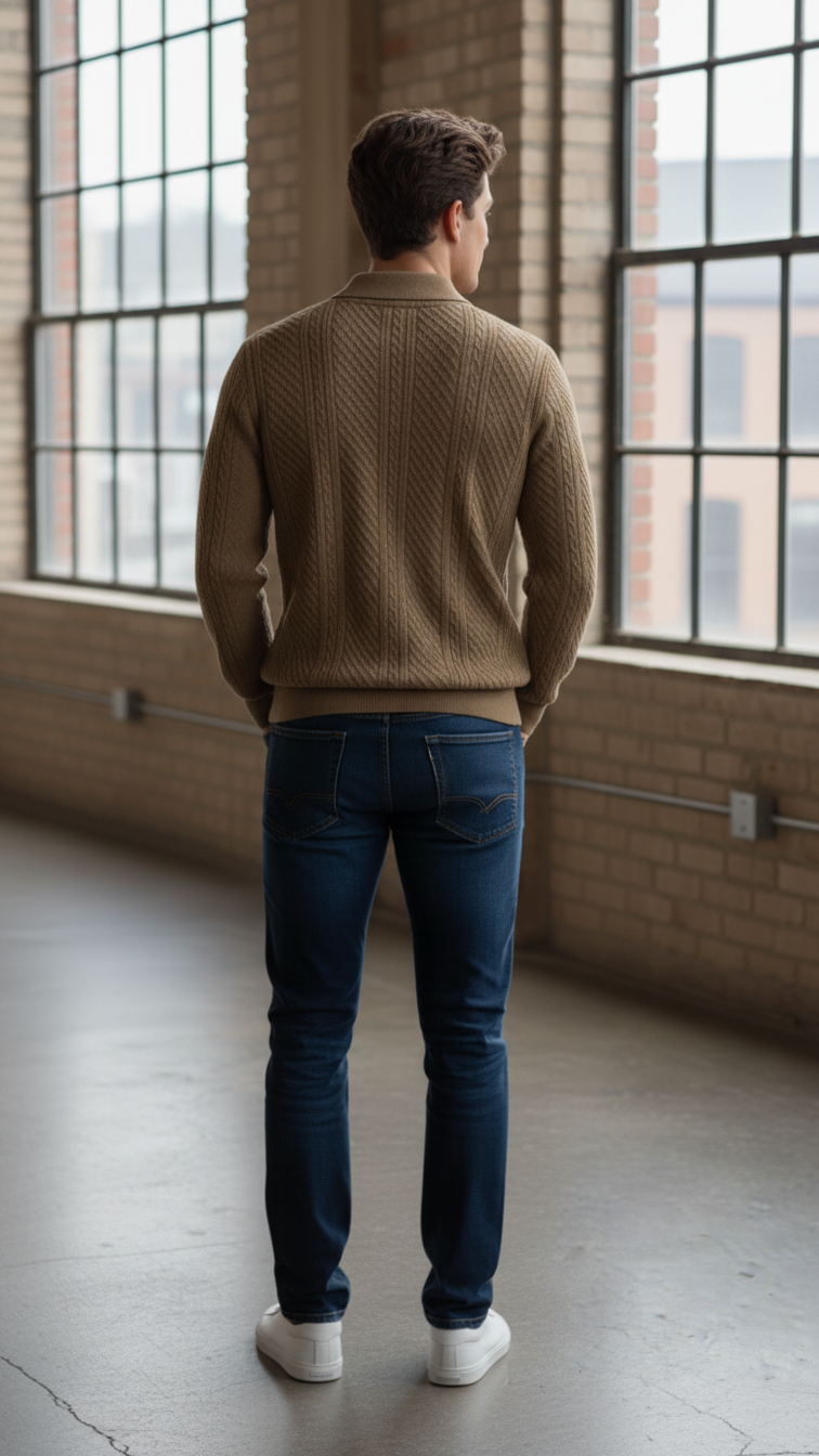 MUD Dusk Brown Designer Zipper Old Money