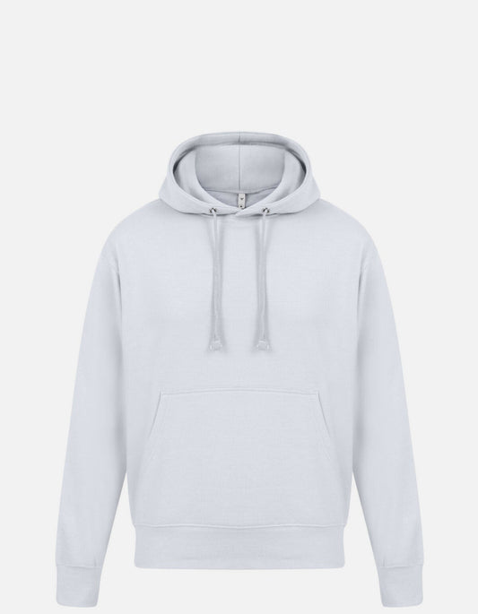 White Hoodie Fleeced
