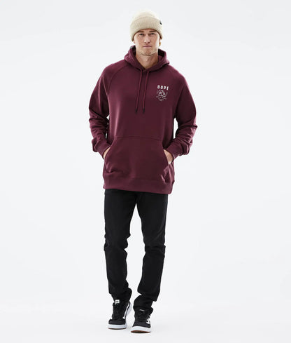 Swiss Maroon Heavy Fleeced Hoodie