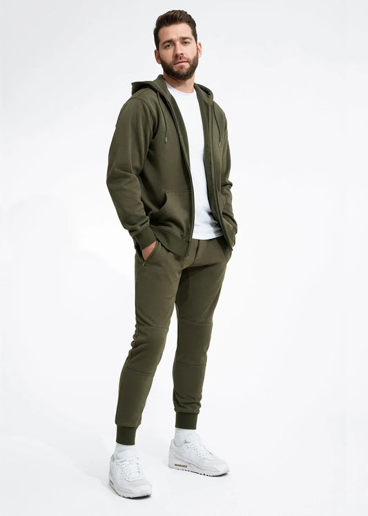 Military Green Premium Zipper Hood