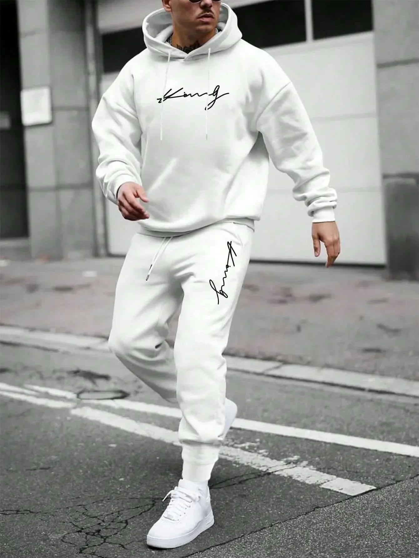 Tracksuit Suit High-Quality Comfortable Casual Pullover