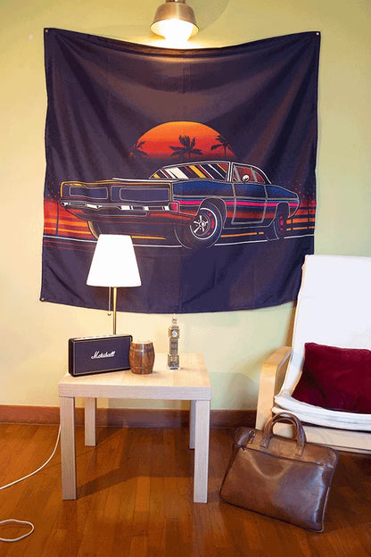 Muscle Car Tapestry